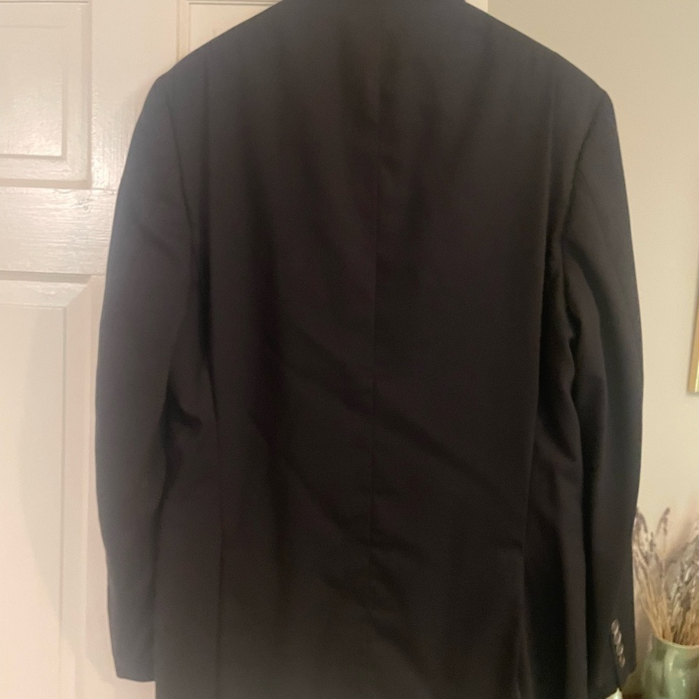 Calvin Klein Black Sport Coat Blazer Classic Tailoring - Picture 3 of 5